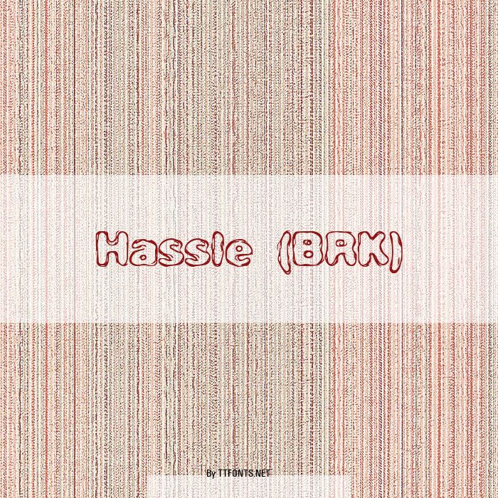 Hassle (BRK) example